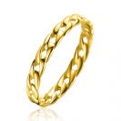 ZINZI Gold ring gourmet mt.56