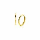 ZINZI GOLD klapcreolen glad 12x1.2mm