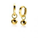 ZINZI GOLD oorbedels bolletje 6mm