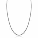 ZINZI zlv. collier fijne popcorn 3mm 42cm