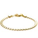 ZINZI silbernes Armband gelb vergoldet Herzen 4,5mm breit ZIA1798G