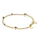 ZINZI silbernes Gourmet Armband gelb vergoldet ZIA987G
