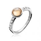 ZINZI silberner Ring champagner ZIR927C