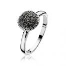 ZINZI silberner Ring schwarz ZIR930Z