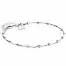ZINZI zlv. slangenarmband met bolletjes