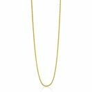 ZINZI zlv. palmier collier 45 cm geel verguld