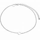 ZINZI silberner Choker 32+10cm Herz ZICHOK1459