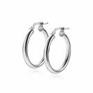 ZINZI silberne Ohrringe 26x3mm rund ZIO2178