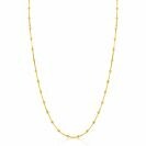 ZINZI zlv.gg.verg.slangencollier met bolletjes 42/45