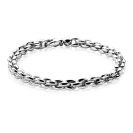 Zinzi silbernes Gliederarmband 19,5cm ZIA1205