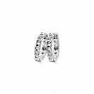 ZINZI silberne Kreolen Gourmet 15 x 3mm ZIO1175