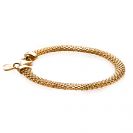 ZINZI silbernes Fantasie Armband gelb vergoldet 18,5cm ZIA879G