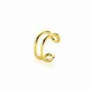 ZINZI zlv. earcuff gg.verg. dubbel glad