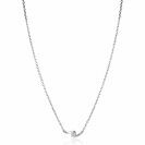 ZINZI zlv. collier slagmodel met zirconia