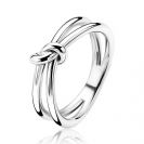 ZINZI silberner Ring mit zierlichem Knoten  ZIR1571
