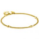 ZINZI zlv. armband gg.verg.gourmet 3 open hartjes
