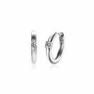 ZINZI zlv. oorringen birthstones wit cz.