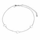 ZINZI silberner Choker 32+10cm Herz ZICHOK1188