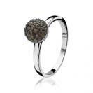 ZINZI silberner Ring champagner ZIR915C