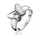 ZINZI silberner Ring weiß ZIR717