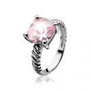 ZINZI silberner Ring rosa ZIR937R