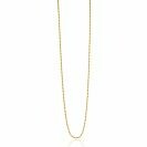 ZINZI zlv. bol collier 80 cm geel verguld