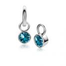 ZINZI zlv.oorbed. birthstones aquamarijn cz