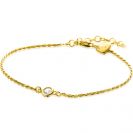 ZINZI zlv. armband gg.verg. koord met zirconia