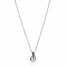 ZINZI Silber Jasseron-Kette 42-45 cm mit organisch geformtem Anhänger, 18 mm ZIC2636