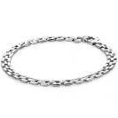 ZINZI silbernes rolexstyle Gliederarmband 5mm breit 19cm ZIA2149