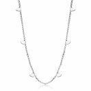 ZINZI silberne Fantasie Kette Herz 40-45cm ZIC1677