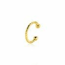 ZINZI zlv. earcuff gg.verg. gedraaid