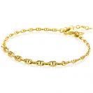 ZINZI zlv. armband gg.verg.marine schakels afl.