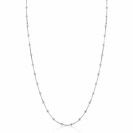 ZINZI zlv. slangencollier met bolletjes 42/45cm