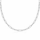 ZINZI silberne Kette 45cm mit trendy paperclip Glieder van 3,4mm breit ZIC1992