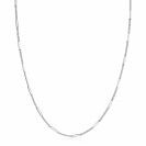 ZINZI zlv. collier gourmet dun met staafjes