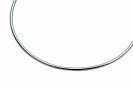 43cm Zinzi silberne omega Halskette 3mm breit ZIOM3-43