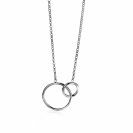 Zinzi silbernes Halskette runde Formen42-45cm ZIC1278