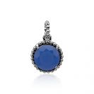 Zinzi silberner Anhänger blau ZIH842B