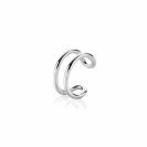 ZINZI zlv. earcuff dubbel glad