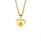 ZINZI zlv. hanger gg.verg.hart birthstones peridoot