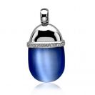 Zinzi silberner Anhänger blau ZIH794B