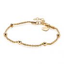 ZINZI silbernes Fantasie Armband gelb vergoldet 17,5-20,5cm ZIA1128G