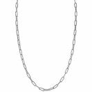 ZINZI silberne paperclip Glieder Kette 45cm 3,5mm breit ZIC2202