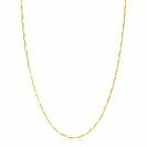 ZINZI zlv. collier gg.verg. gedraaide schakels 45cm