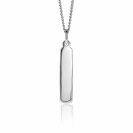ZINZI silberner Anhänger 32mm längliche Platte ZIH2213