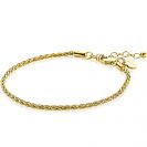 ZINZI silbernes Gliederarmband gelbvergoldet Palmier 2mm breit ZIA1931G