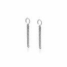 ZINZI silberne Ohrhänger Gourmet Kette 30mm ZICH1694