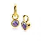 ZINZI zlv.oorb. gg.verg. birthstones licht amethist cz