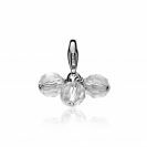 Zinzi silberner Anhänger weiße Perle  CHARMS126